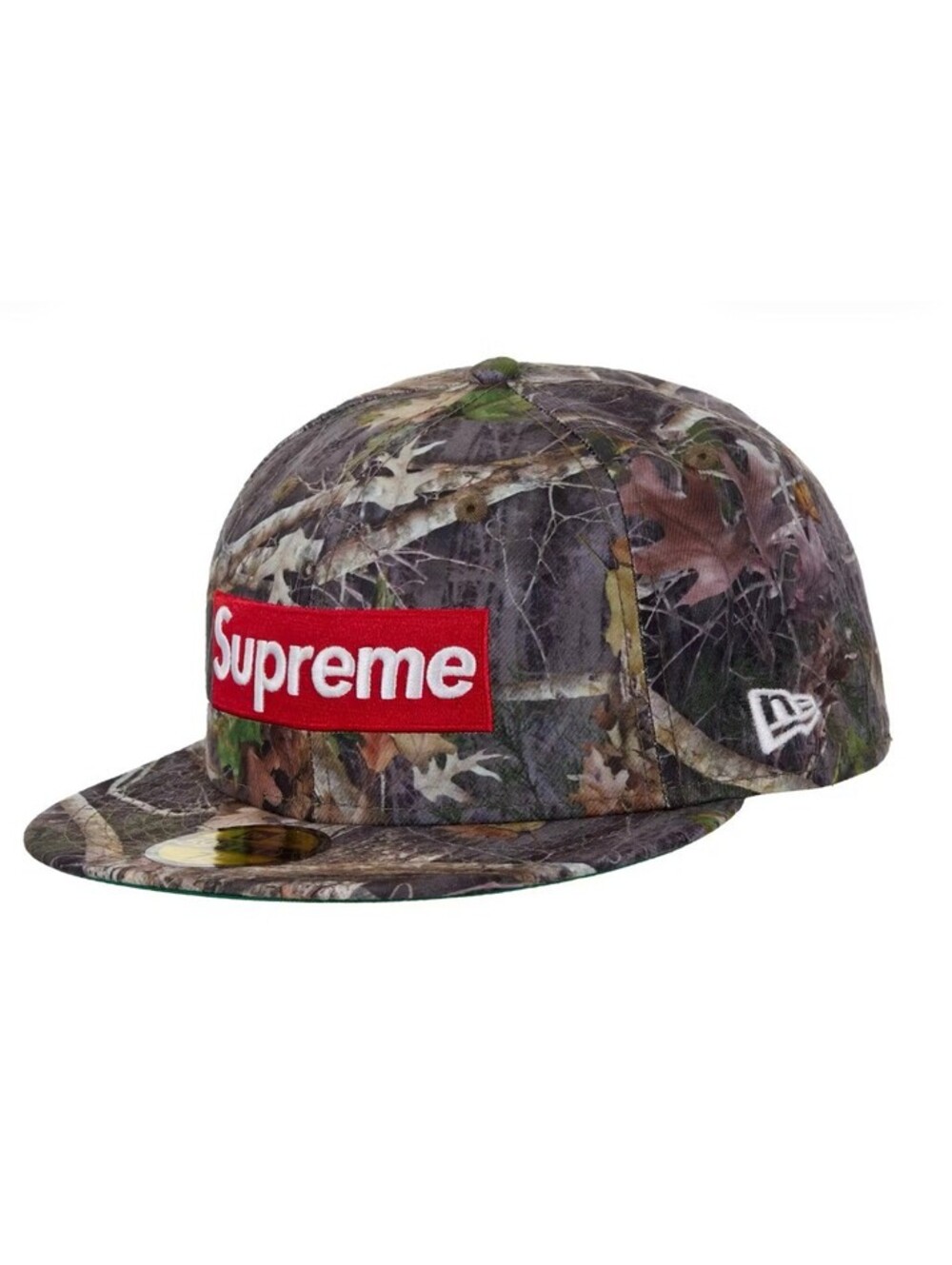 Supreme FDNY Box Logo New Era 59Fifty Fitted Cap Camo 7 3/8
